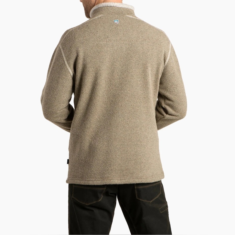 Kuhl Europa 1/4 Zip Pullover Oatmeal Tan Size Large - Picture 2 of 7